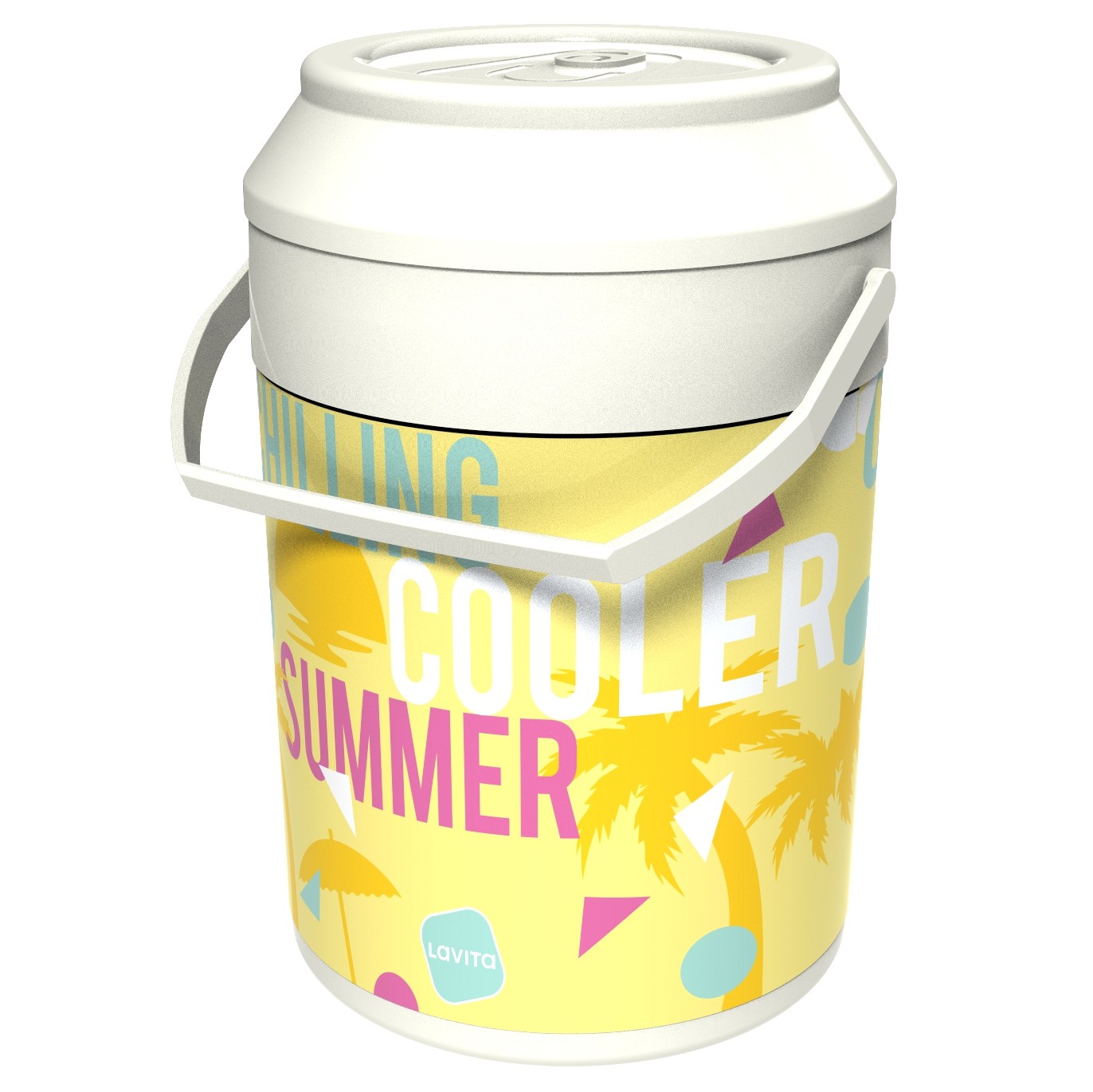 Cooler 16 Latas Summer Branco 